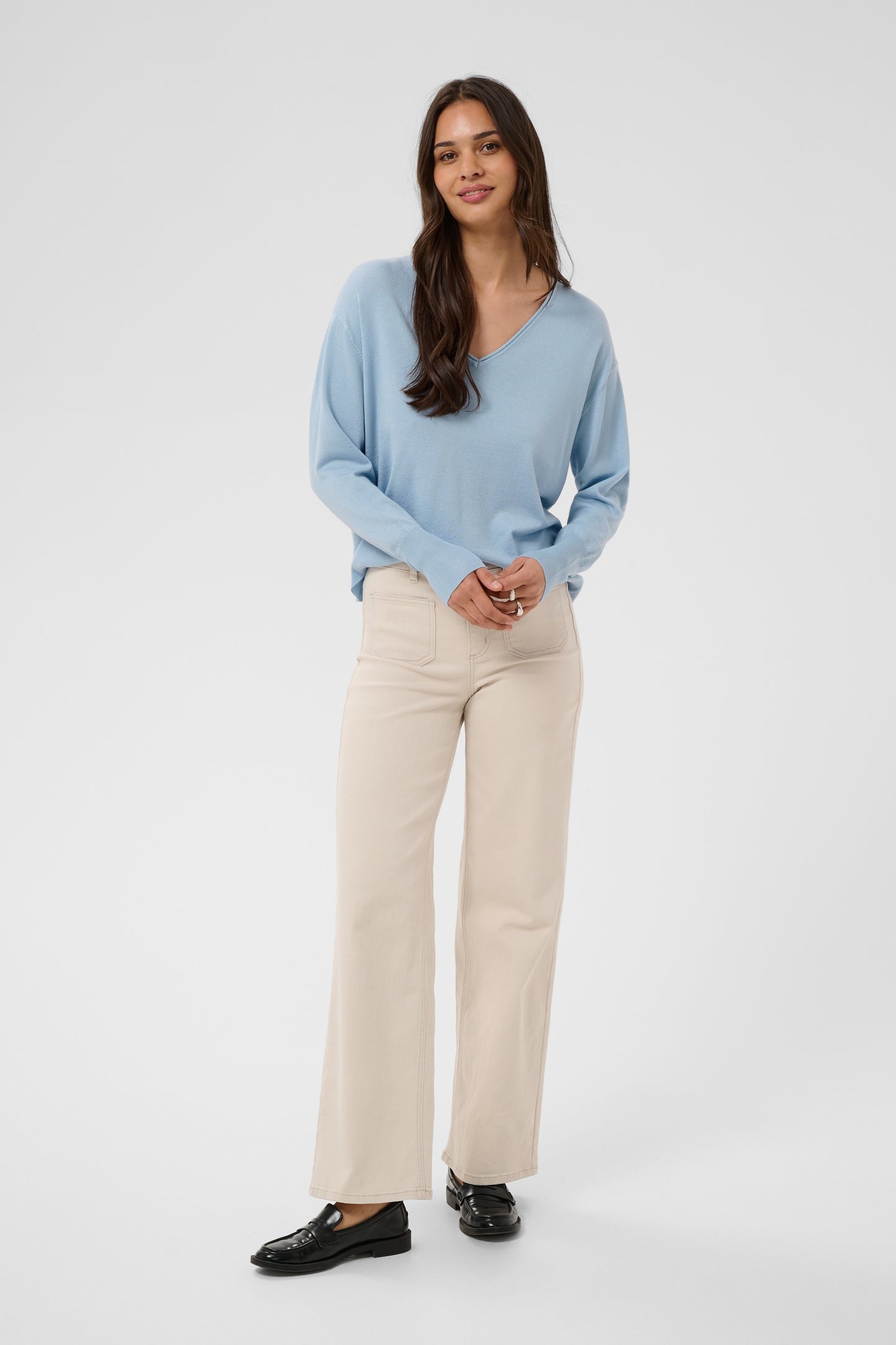 Kaffe KAlizza Mai Pullover Blue Fog
