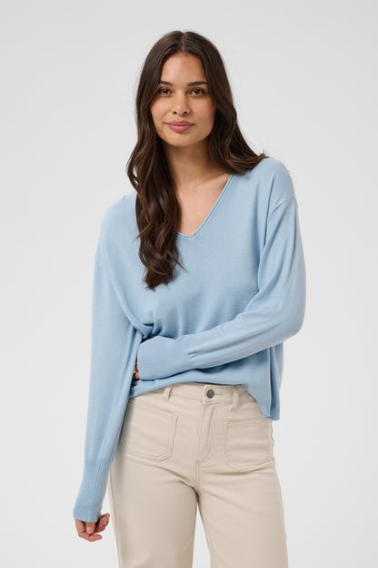 Kaffe KAlizza Mai Pullover Blue Fog