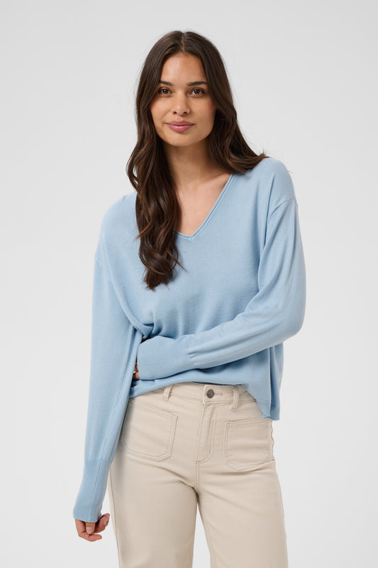 Kaffe KAlizza Mai Pullover Blue Fog