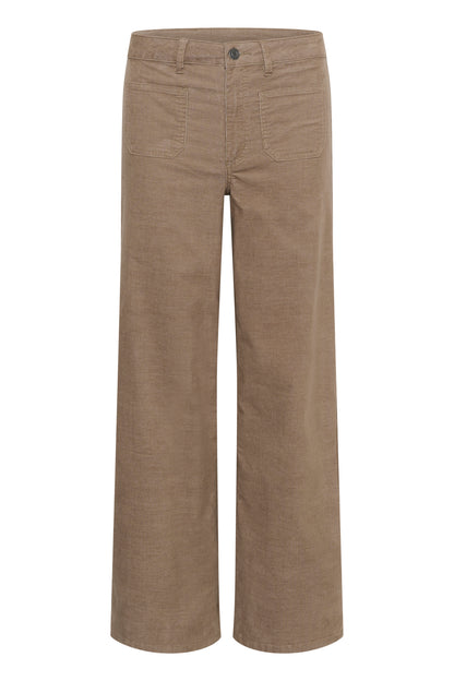 Kaffe Becca Pocket Pants Trousers Desert Taupe