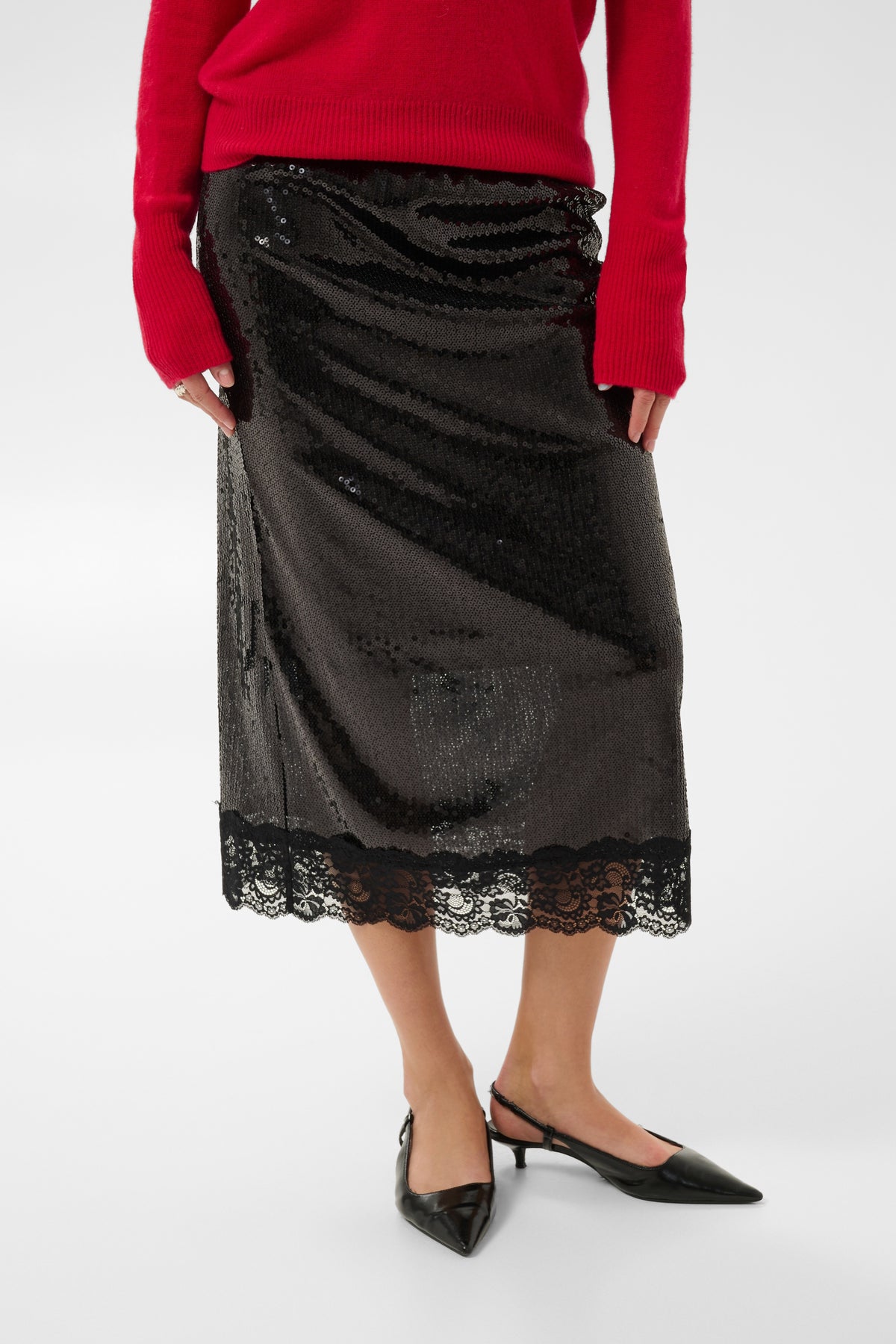 Kaffe Frances Skirt Black Deep