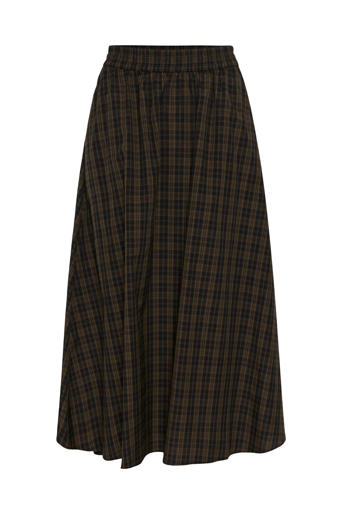 Kaffe KAhelie Skirt Black/ Brown check