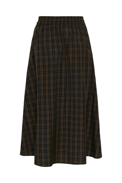 Kaffe KAhelie Skirt Black/ Brown check