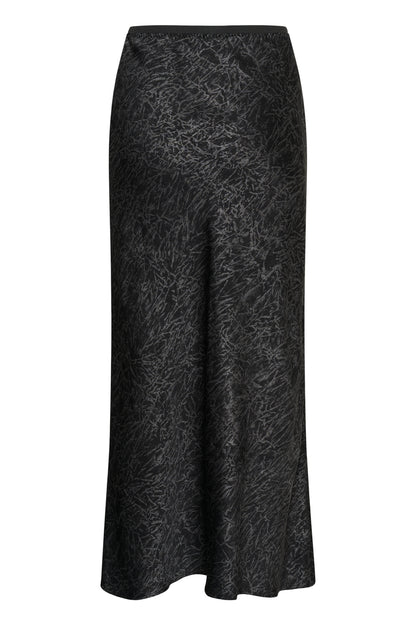 Kaffe Tara Skirt Black / Grey Crushed