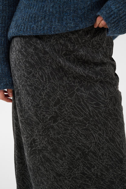 Kaffe Tara Skirt Black / Grey Crushed
