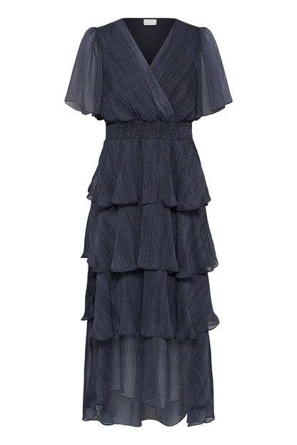 Kaffe Louisa Dress Blue Blurry