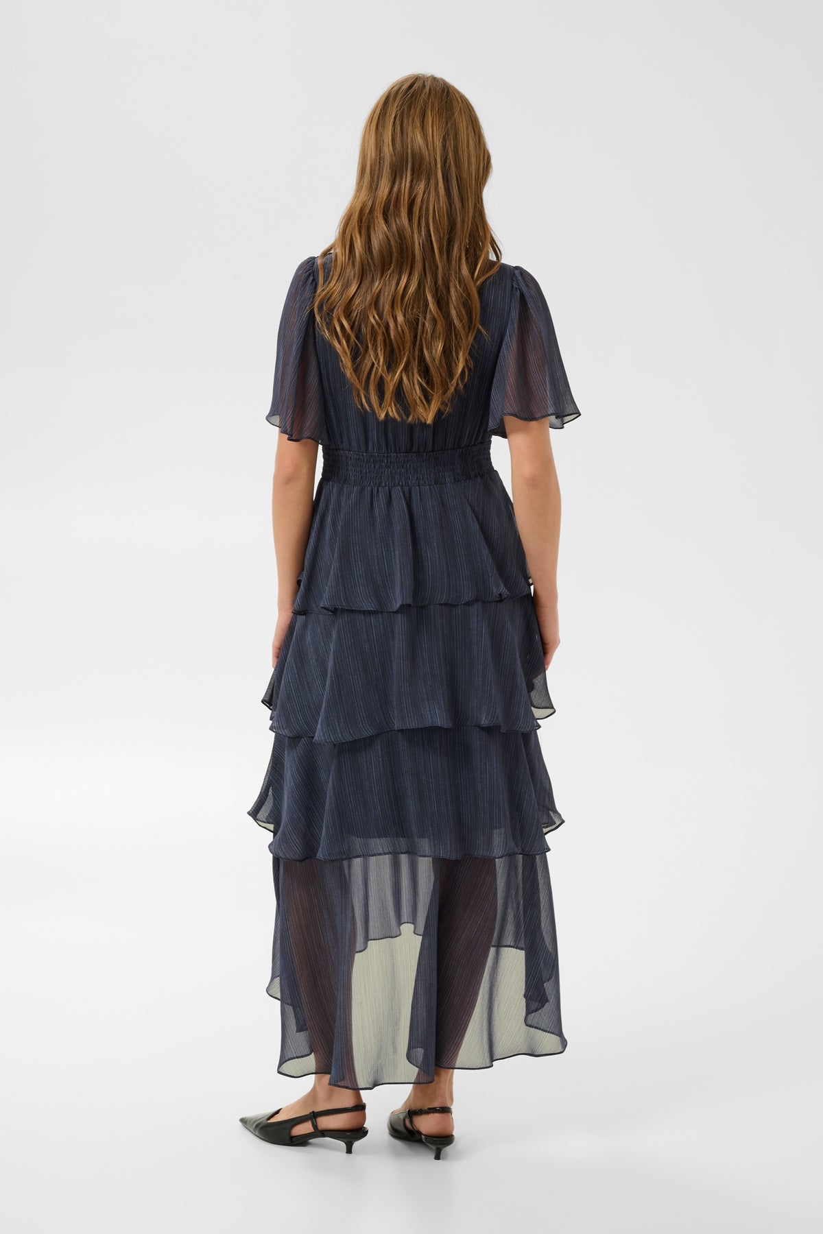 Kaffe Louisa Dress Blue Blurry