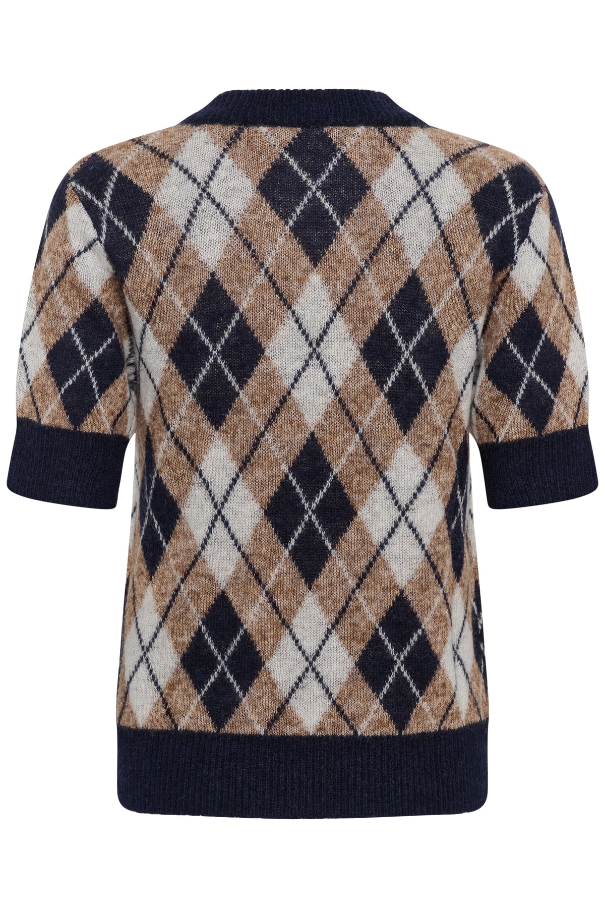 Kaffe Harlow Pullover Graphite M / Deserttaupe M / Chalk