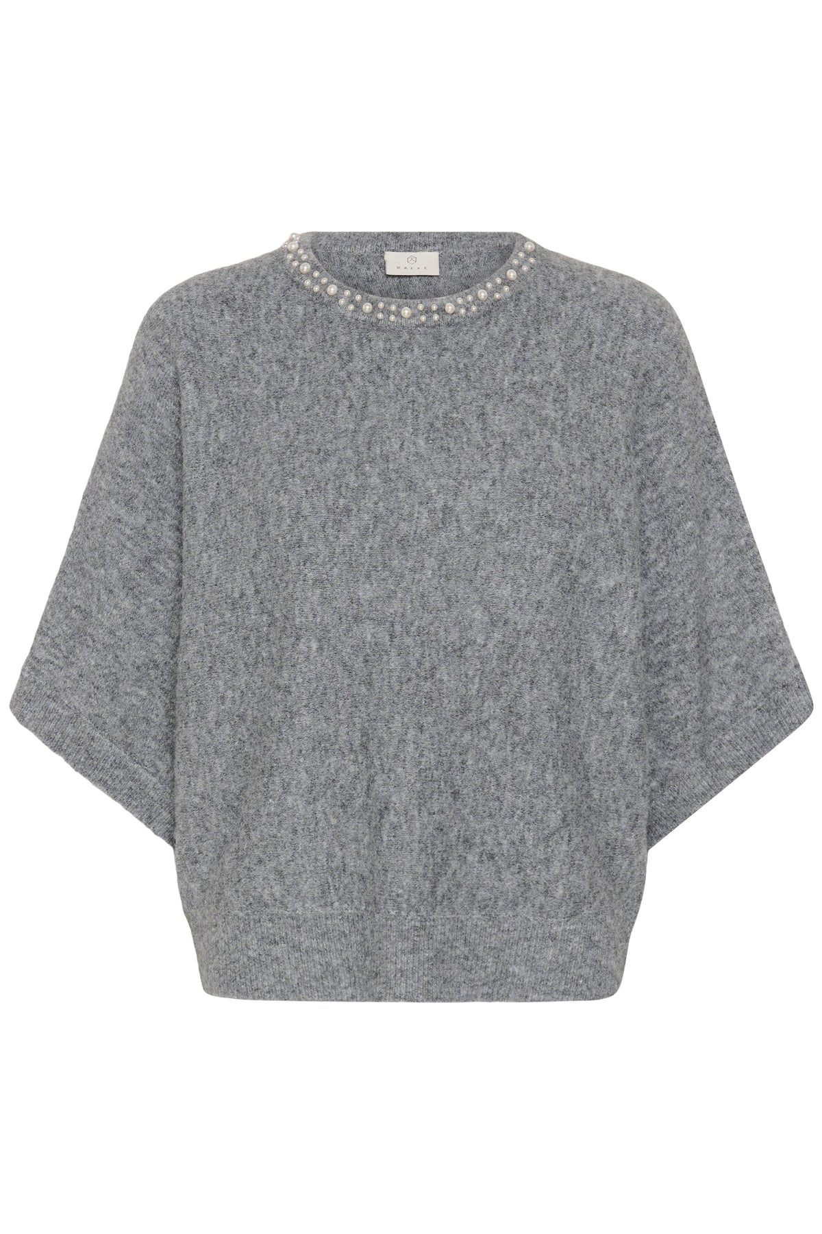 Kaffe KAbetty Wing SL Pullover Grey Melange
