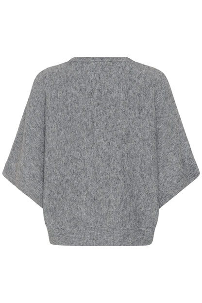 Kaffe KAbetty Wing SL Pullover Grey Melange