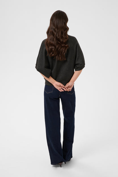 Kaffe KAbarbara Wing Pullover Dark Grey Melange