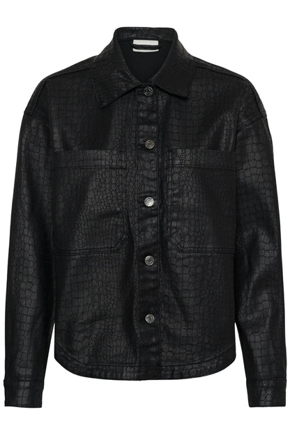 Kaffe Coco Shirt Jacket Black Deep