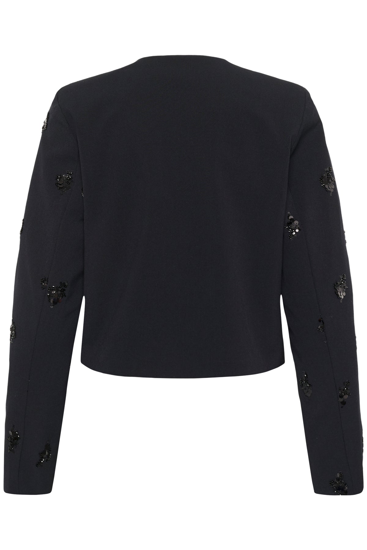 Kaffe KAvally Cropped Blouse Black Deep