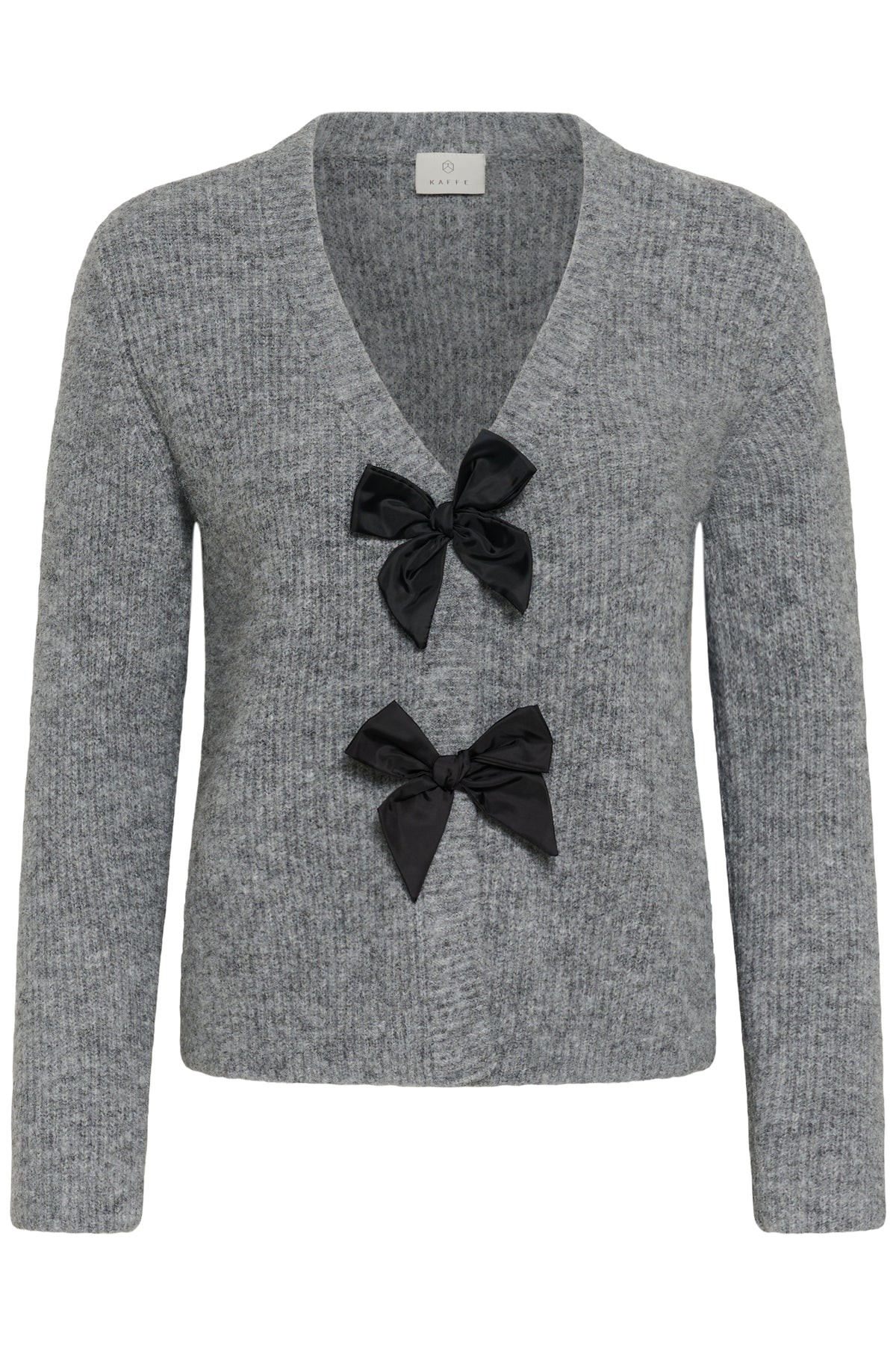 Kaffe KAmay Knit Cardigan Grey Melange