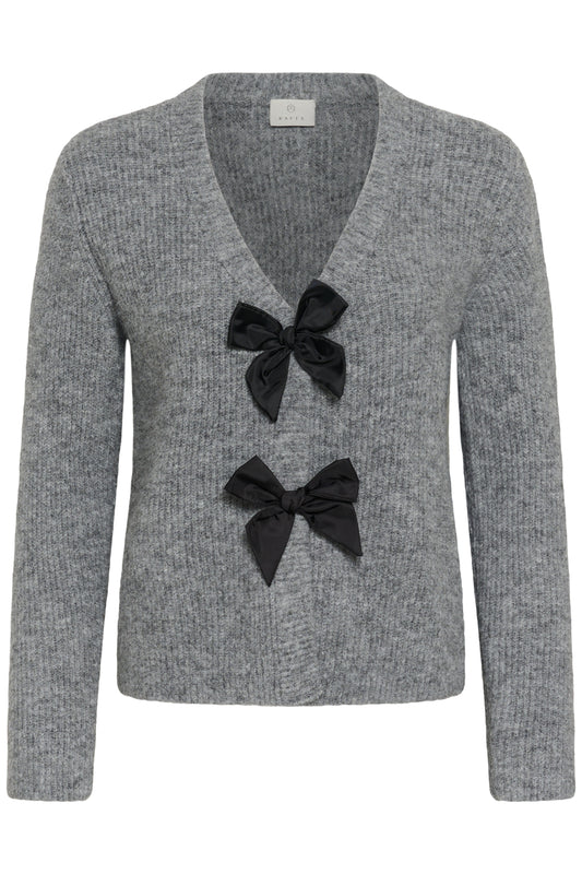 Kaffe KAmay Knit Cardigan Grey Melange