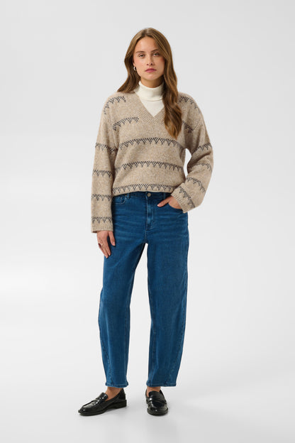 Kaffe KAsinora Pullover Desert Taupe