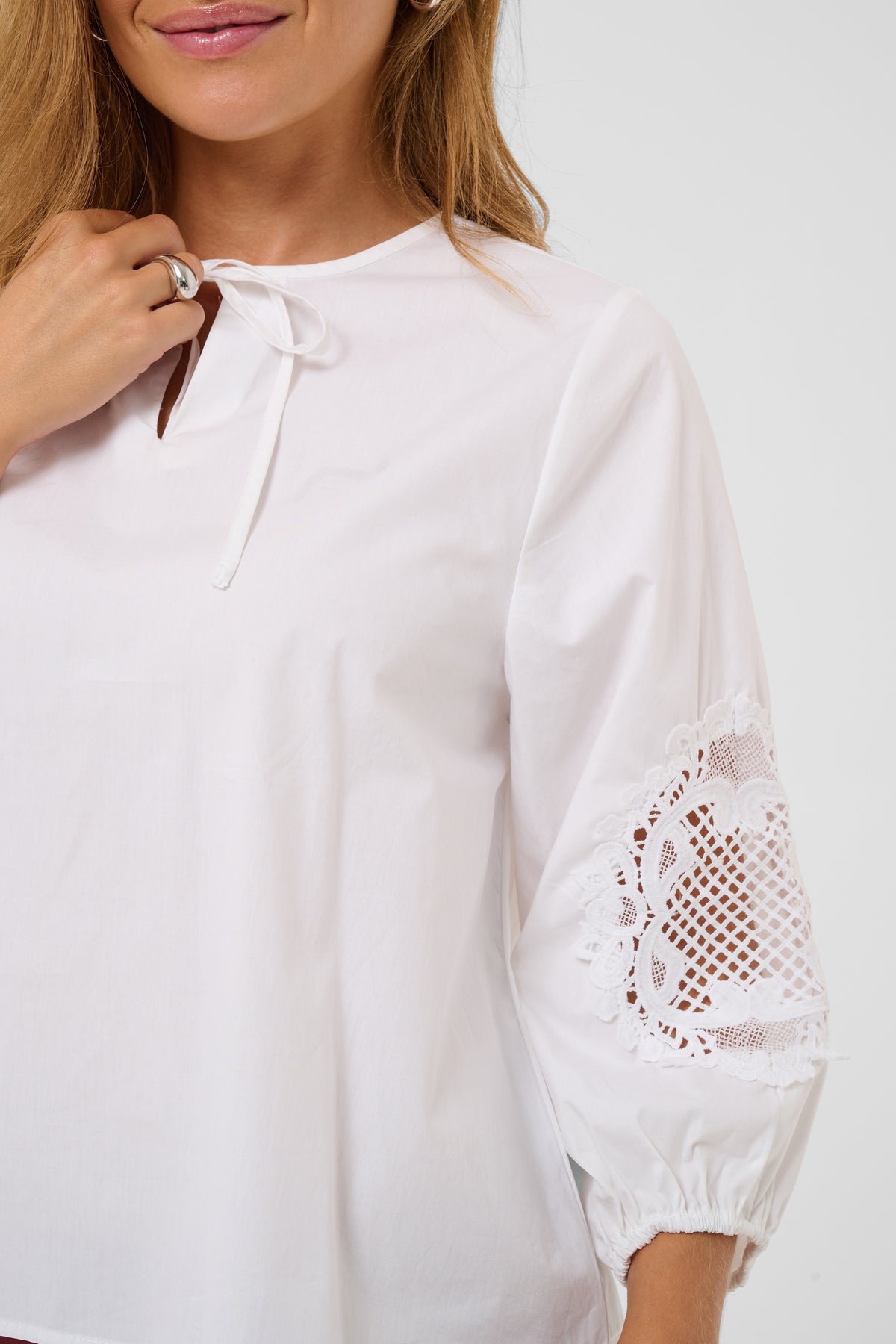 Kaffe Suzi Blouse Optical White