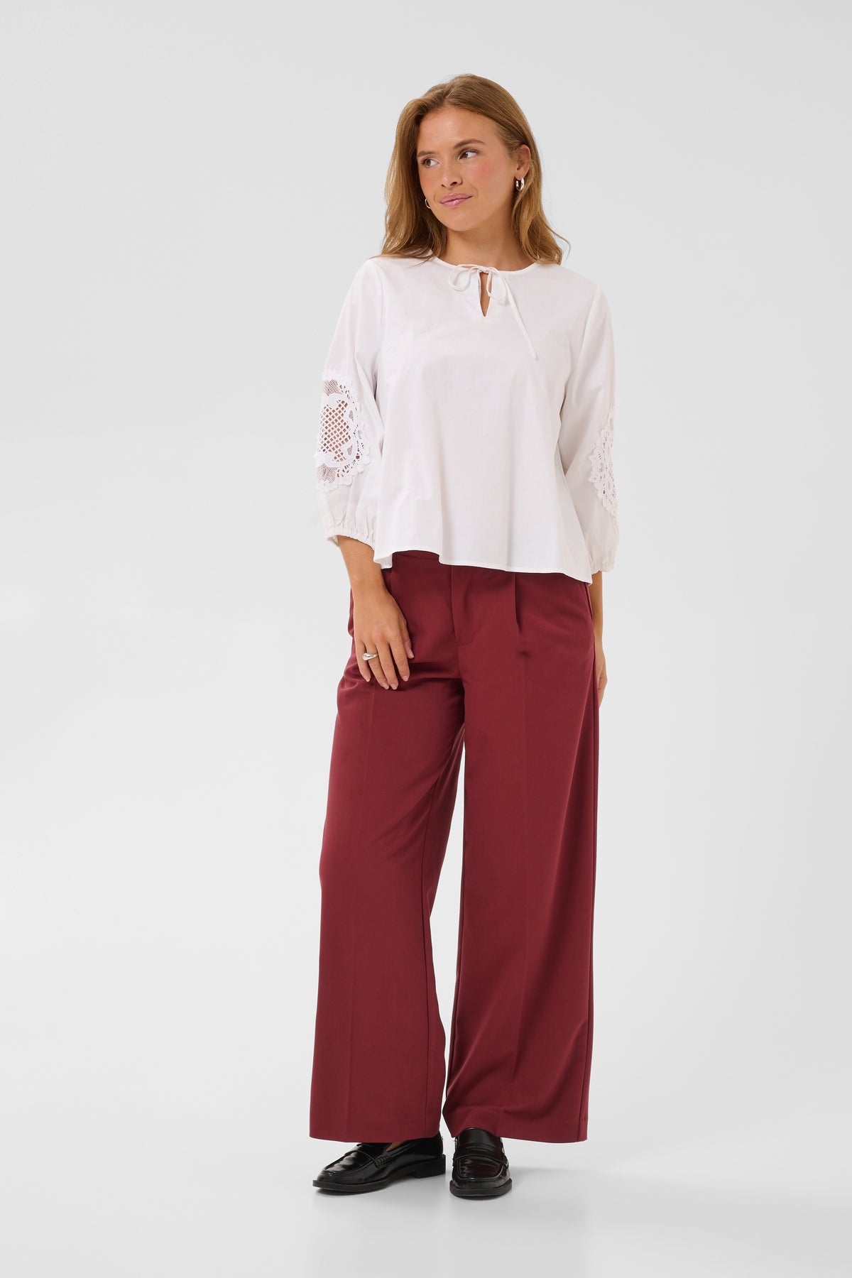 Kaffe Suzi Blouse Optical White