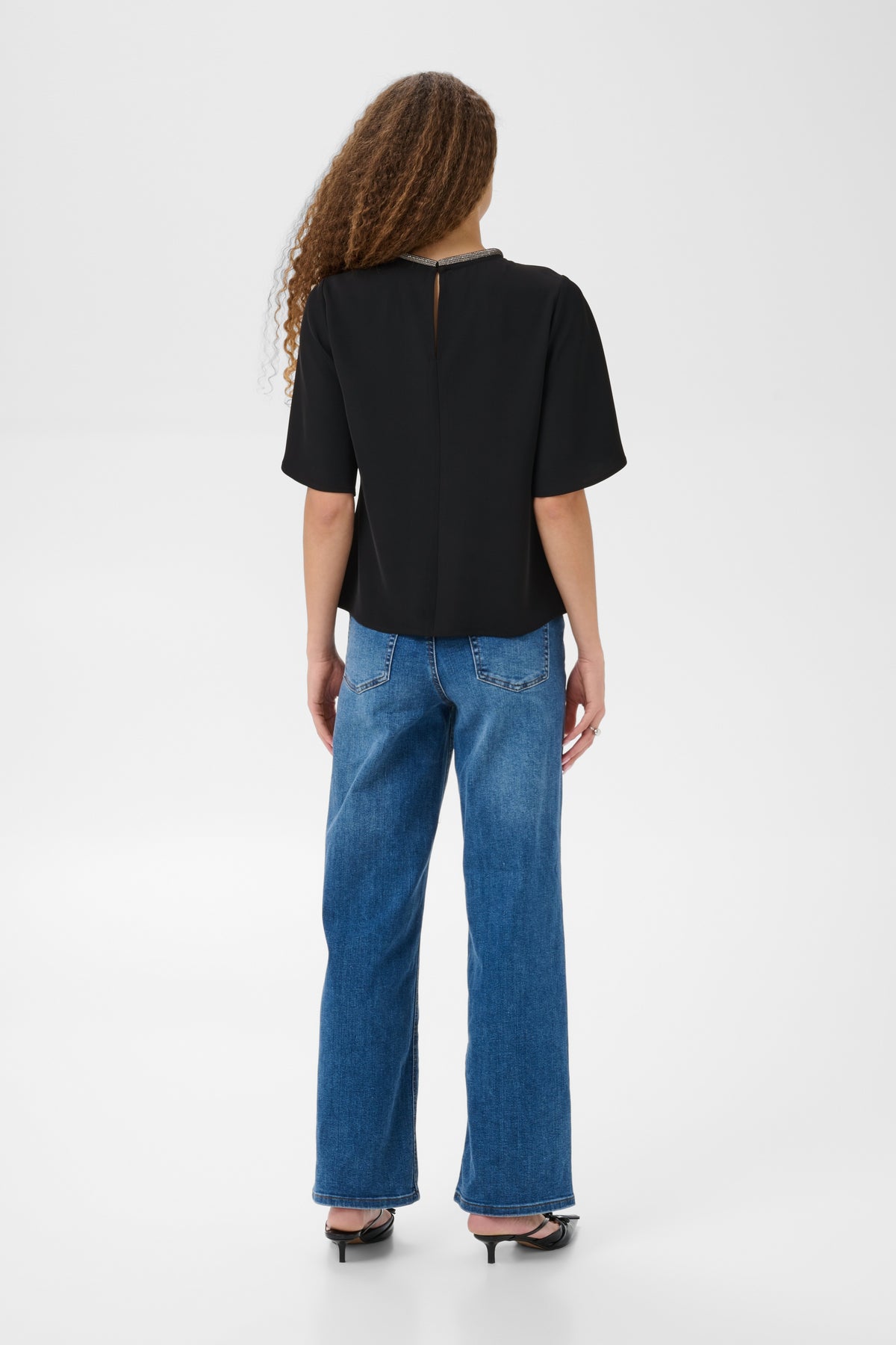 Kaffe Alia Blouse Black Deep