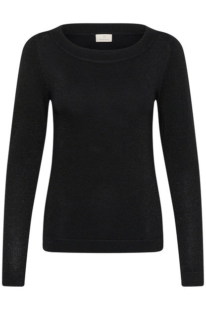 Kaffe Regina Boatneck Pullover Black Deep