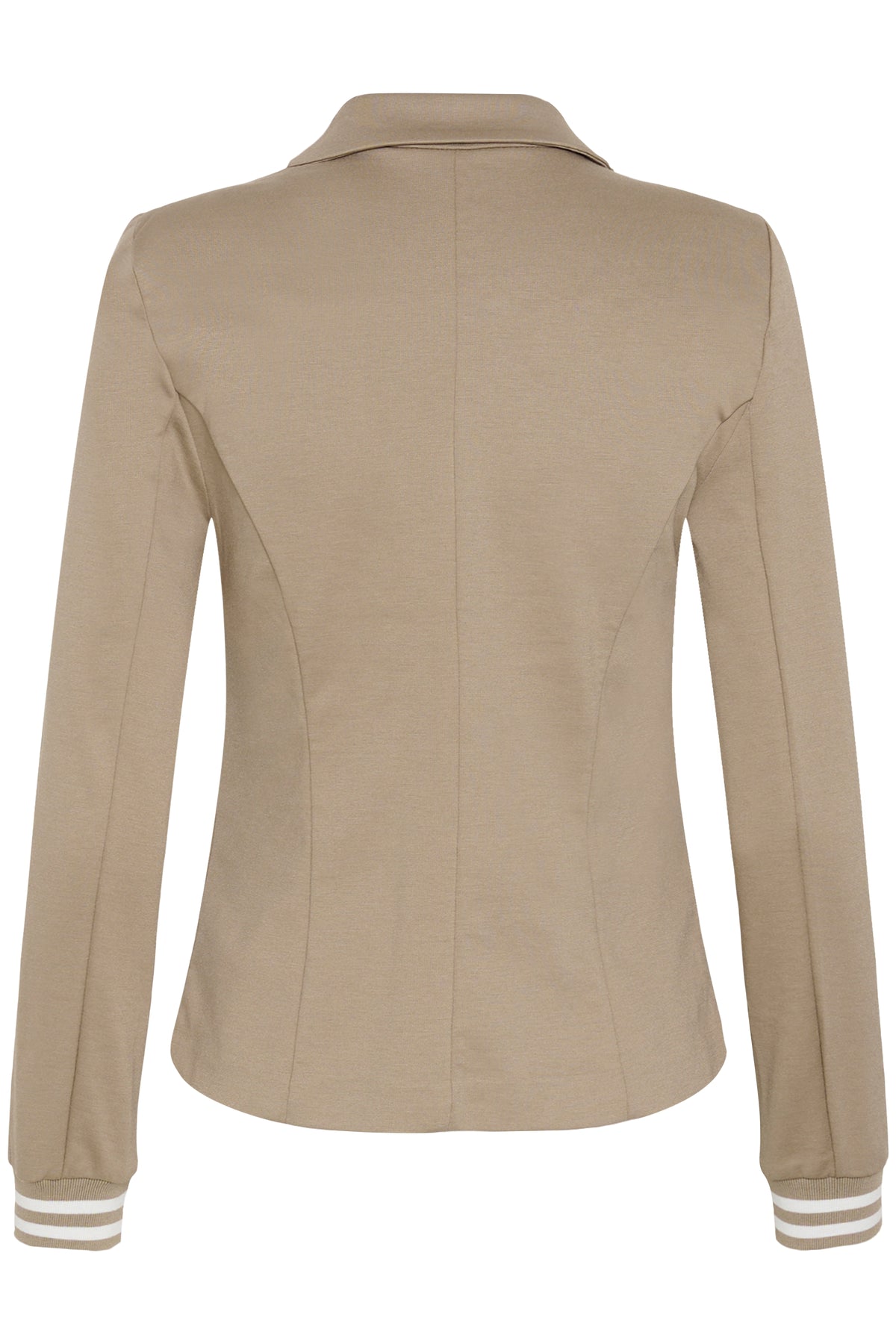 Kaffe Kinnie Blazer Desert Taupe/Chalk Stripe