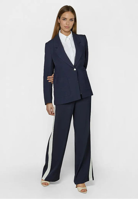 Marc Aurel Twill Stripe Trouser