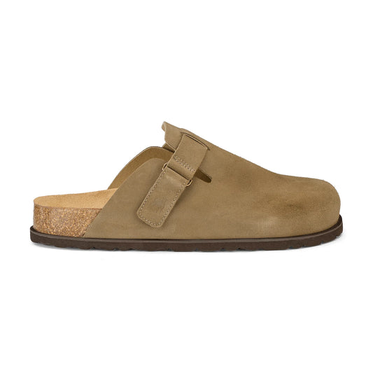 Shepherd Roma Clogs Taupe Suede