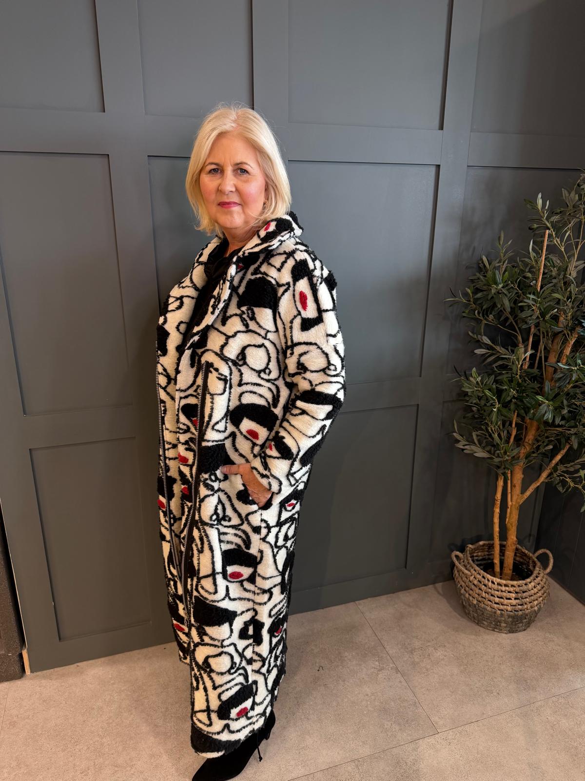 My Soul Lady Longline Jacket Multi