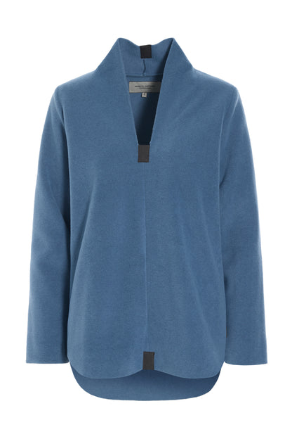 Henriette Steffensen Blouse 1414-Dusty Blue