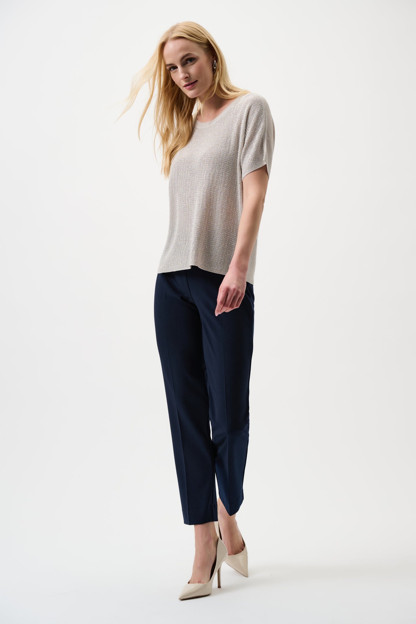 Joseph Ribkoff CO Classic Straight Pant Midnight Blue