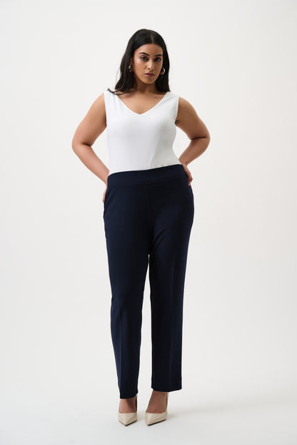 Joseph Ribkoff CO Classic Straight Pant Midnight Blue