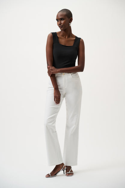 Joseph Ribkoff CO Square-Neck Cami Black