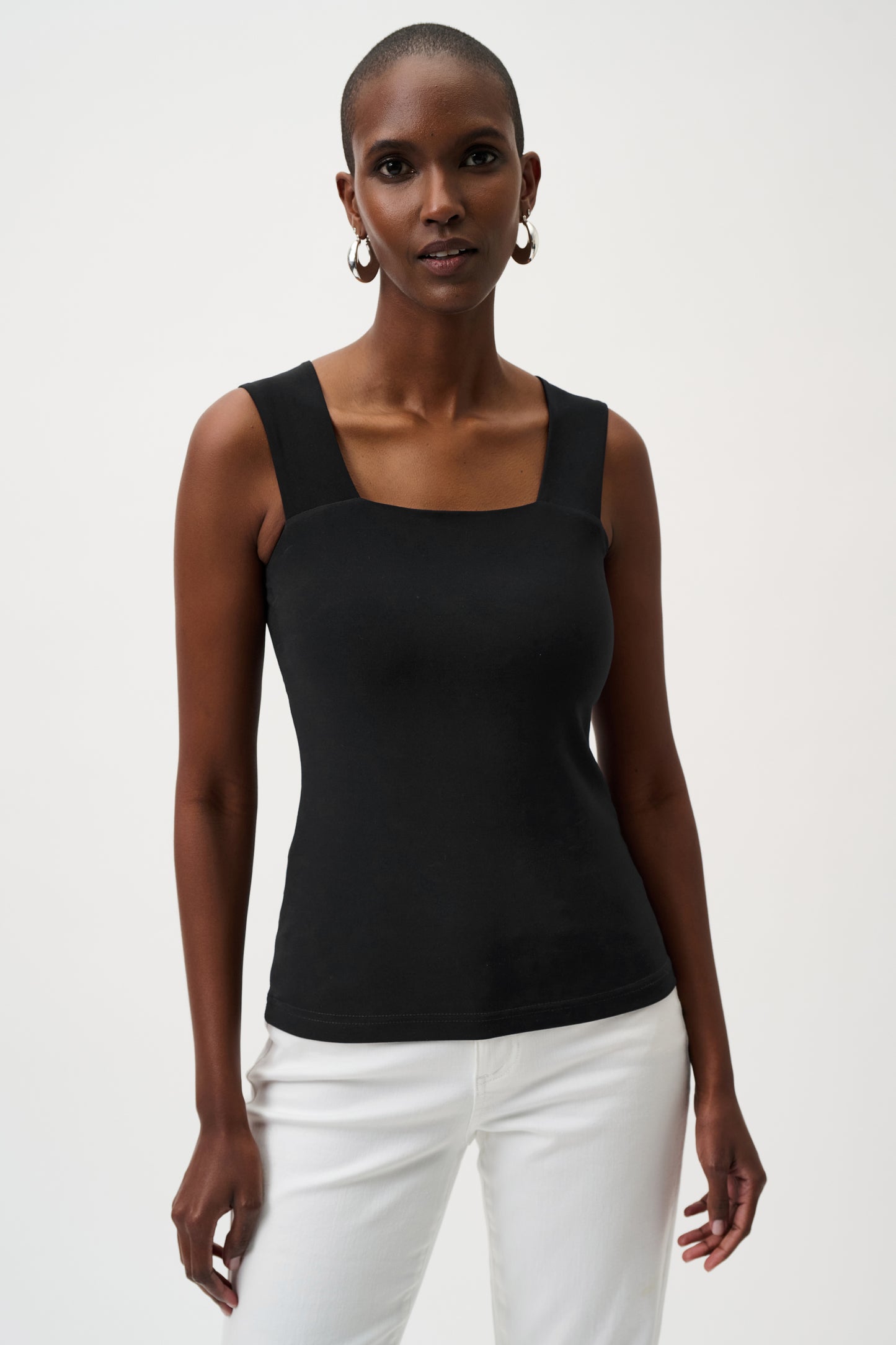 Joseph Ribkoff CO Square-Neck Cami Black