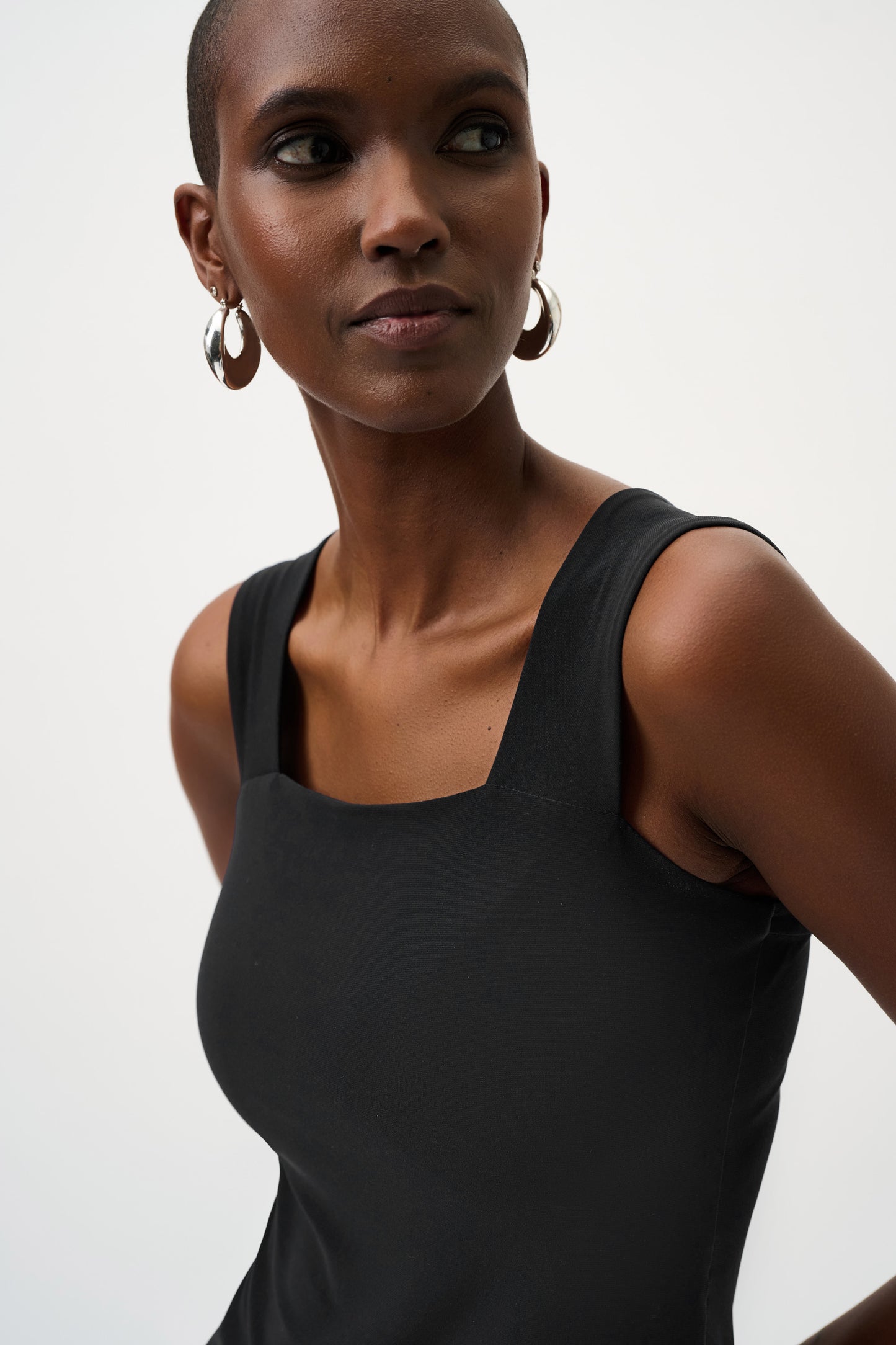 Joseph Ribkoff CO Square-Neck Cami Black