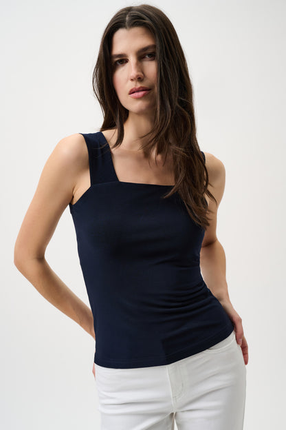 Joseph Ribkoff CO Square-Neck Cami Midnight Blue