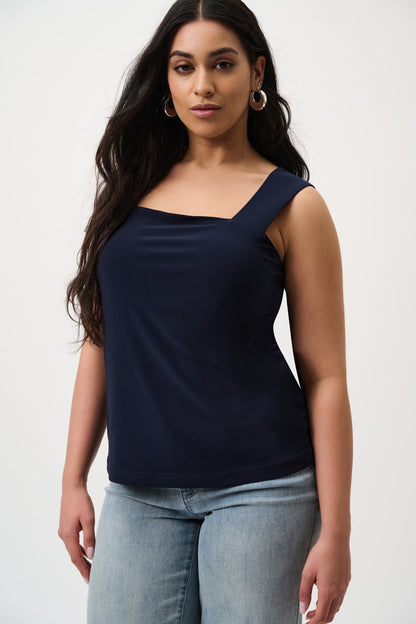 Joseph Ribkoff CO Square-Neck Cami Midnight Blue