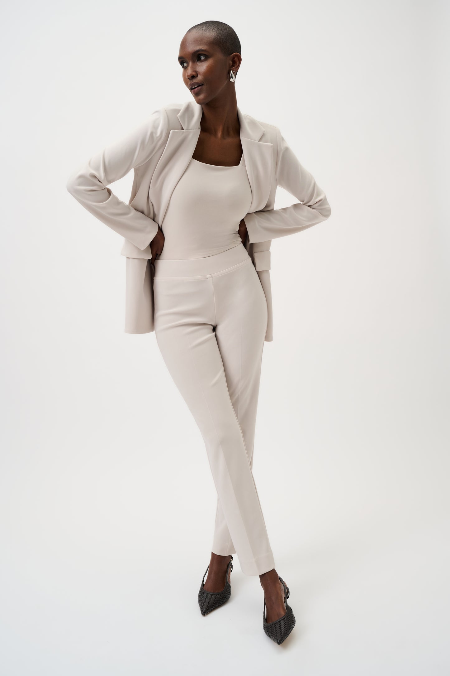 Joseph Ribkoff CO Square-Neck Cami Moonstone