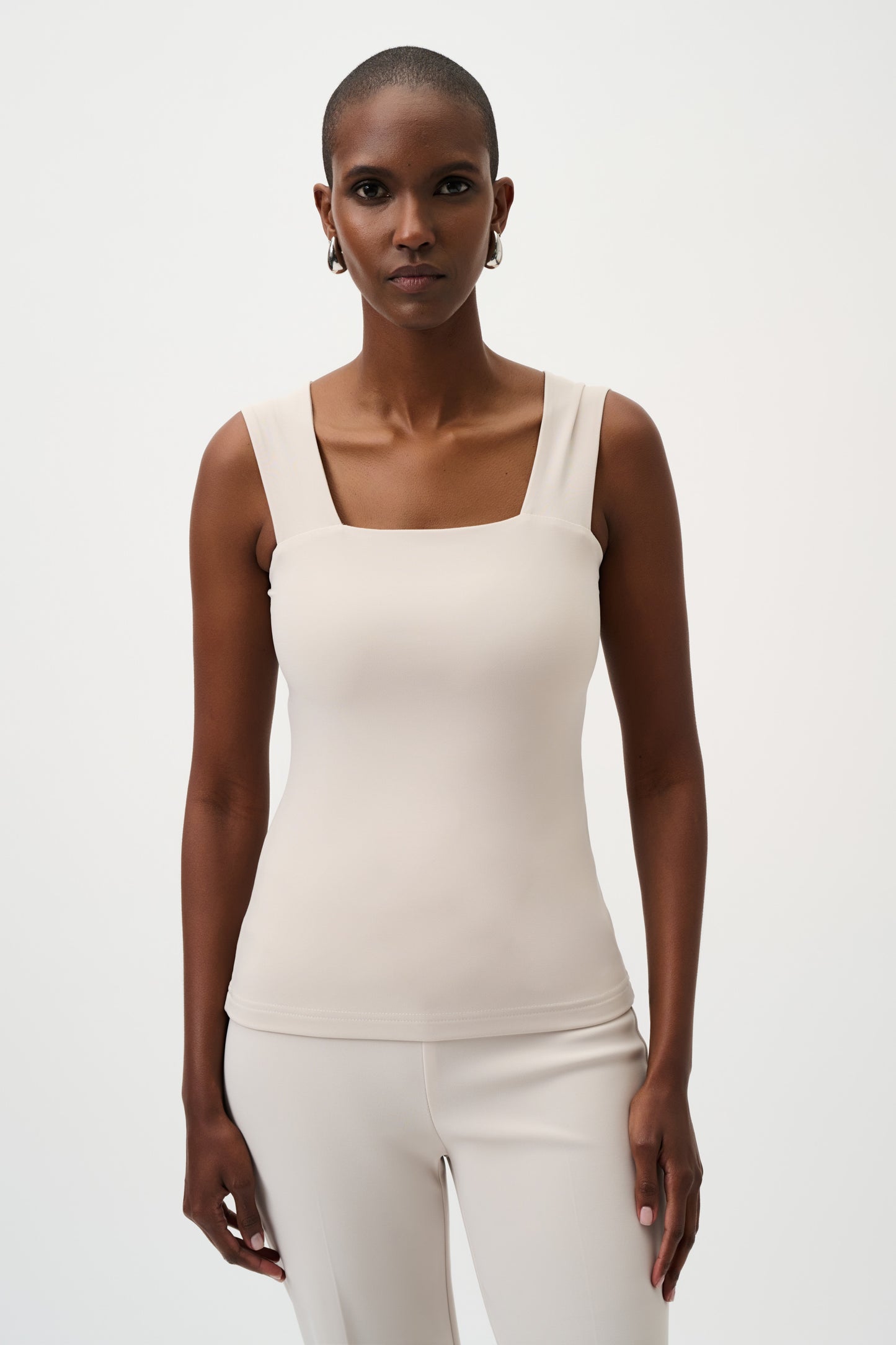 Joseph Ribkoff CO Square-Neck Cami Moonstone