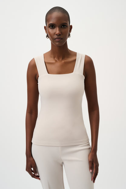 Joseph Ribkoff CO Square-Neck Cami Moonstone