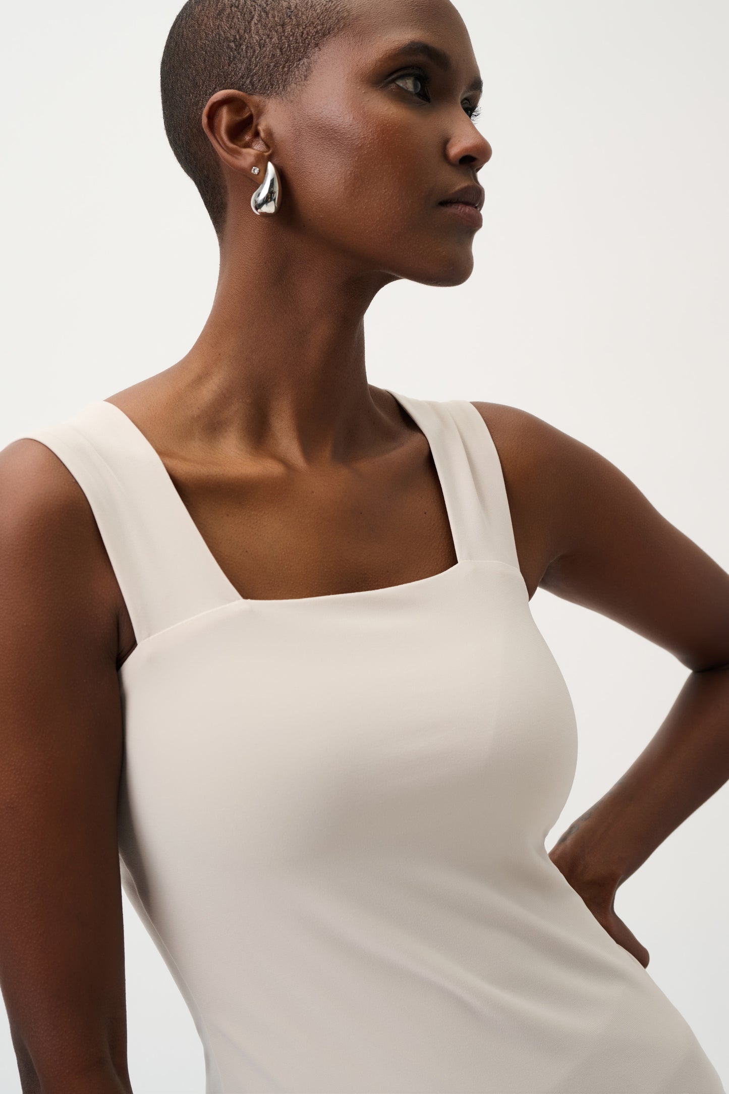 Joseph Ribkoff CO Square-Neck Cami Moonstone