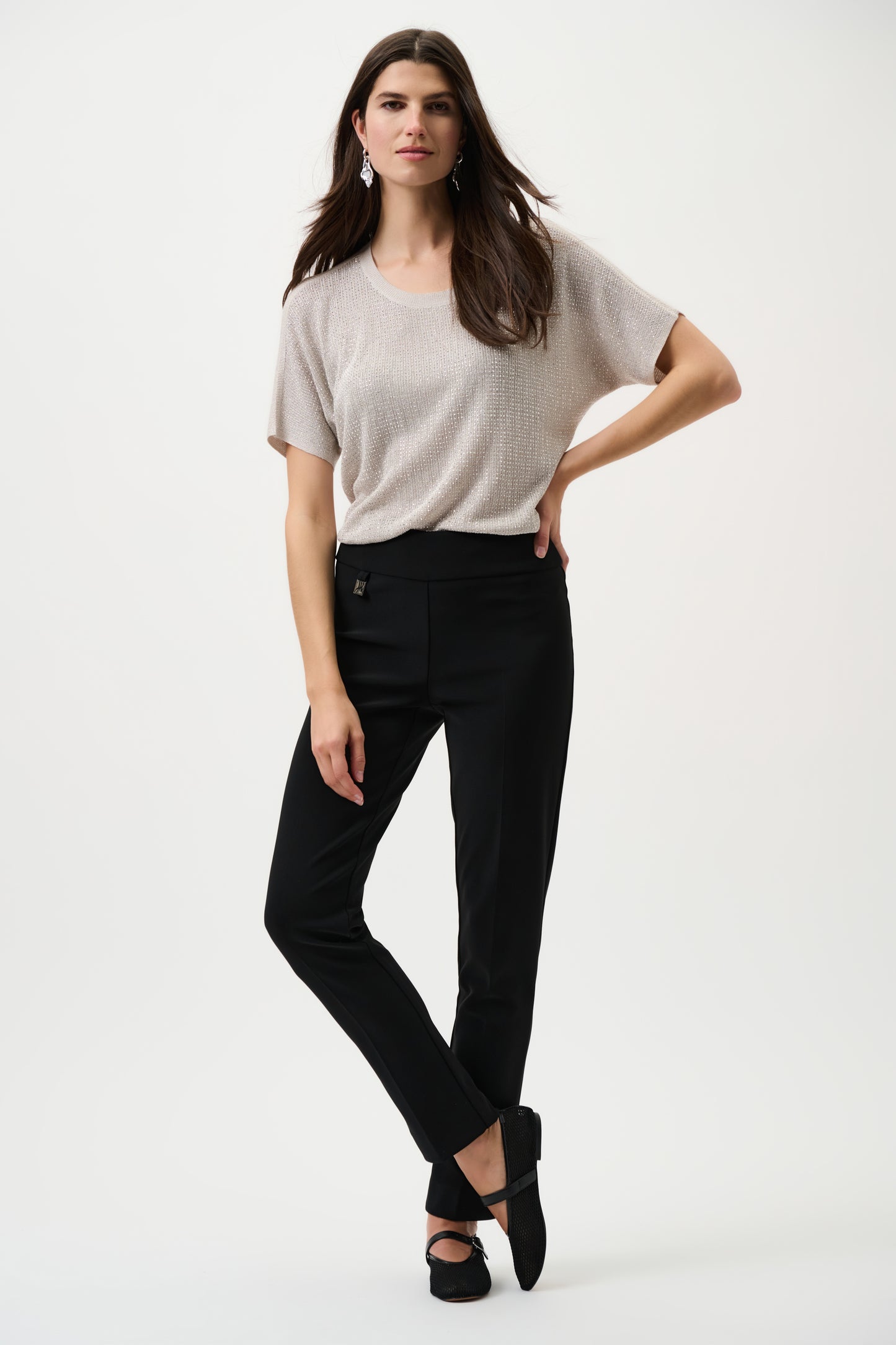 Joseph Ribkoff CO Tailored Slim Pant Black