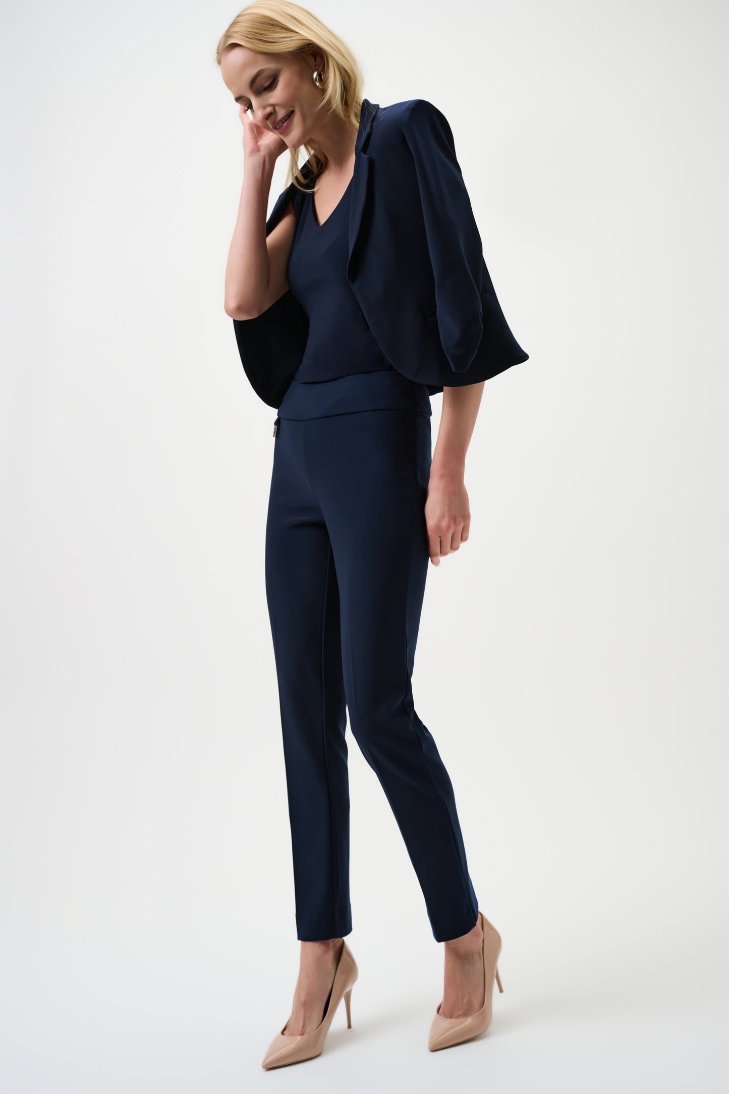 Joseph Ribkoff CO Tailored Slim Pant Midnight Blue