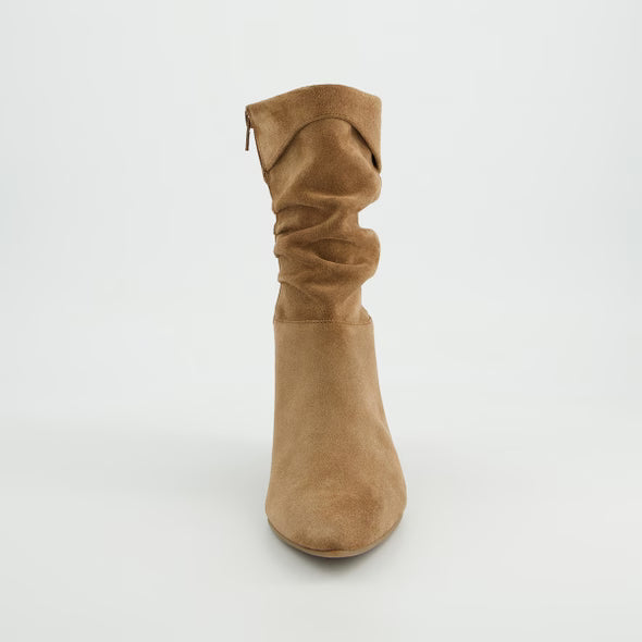 Paul Green Soft Suede Nut Boots - Brown