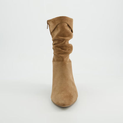 Paul Green Soft Suede Nut Boots - Brown