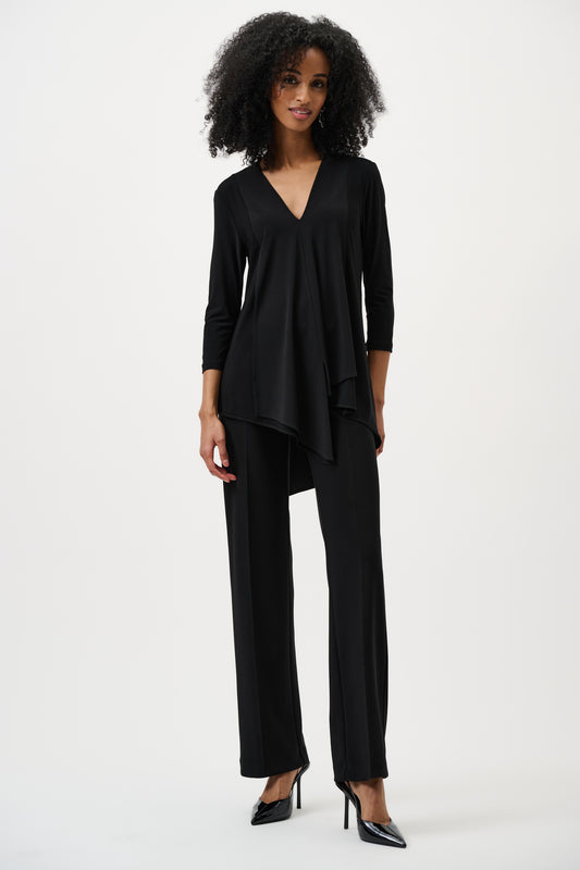 Joseph Ribkoff CO Wide-Leg Pant Black