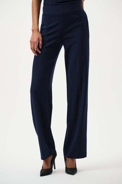 Joseph Ribkoff Classic Wide Leg Trouser Midnight Blue