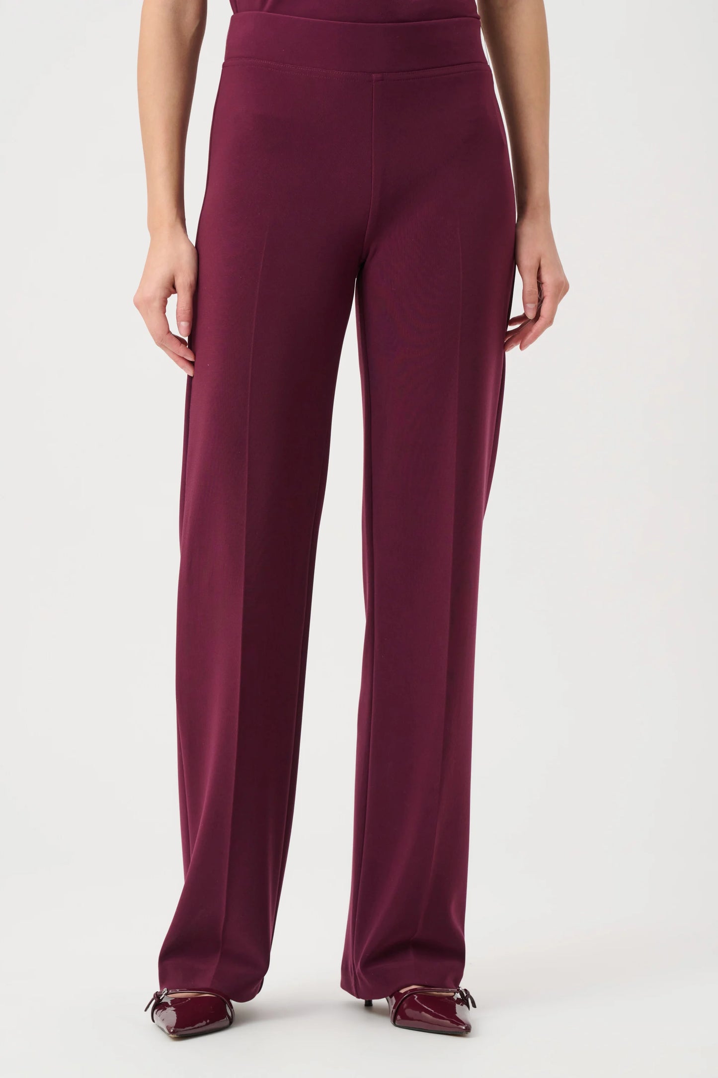 Joseph Ribkoff Classic Wide Leg Pant Elderberry