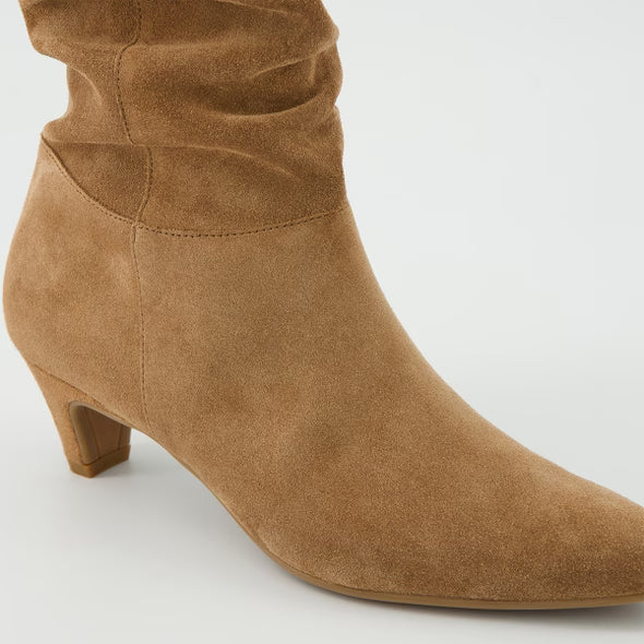 Paul Green Soft Suede Nut Boots - Brown