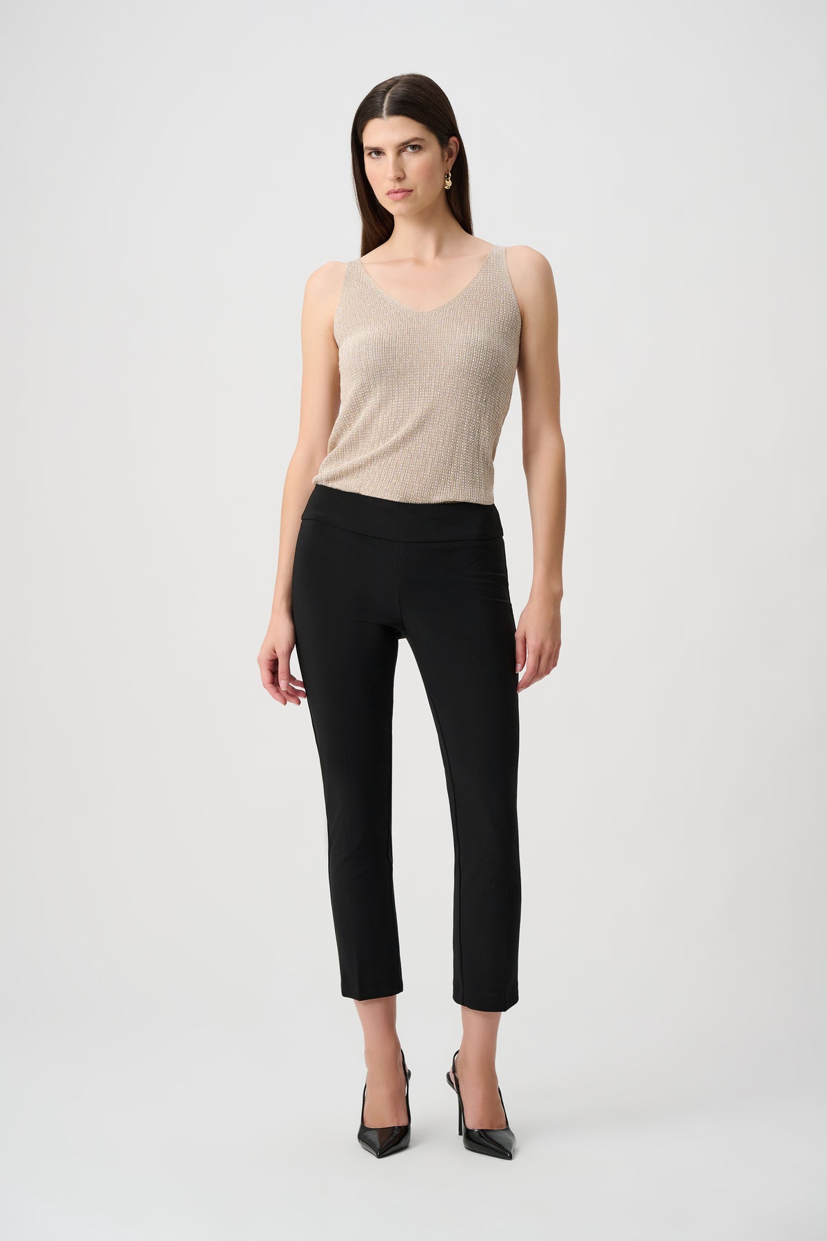 Joseph Ribkoff CO Classic Cropped Pant Black