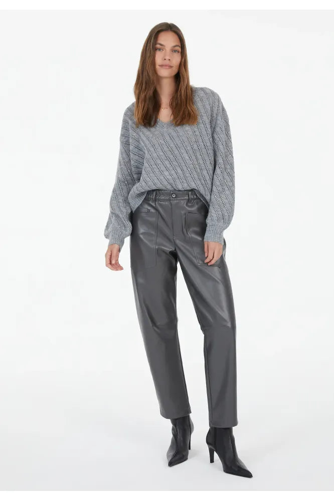 Marc Aurel Vegan Leather Trousers